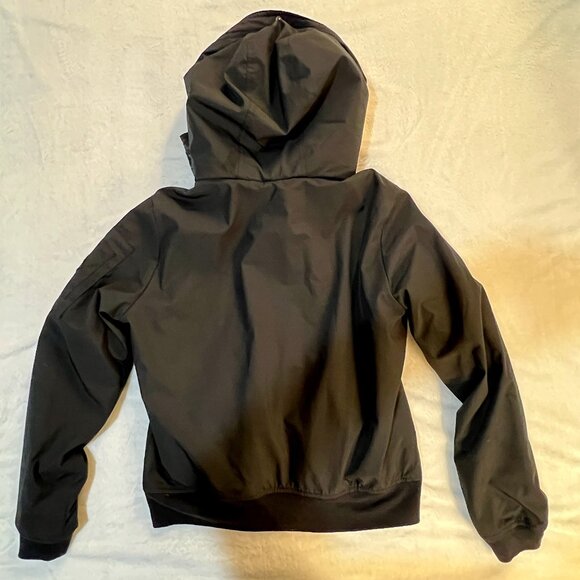 HOLLISTER BLACK FAUX FUR LINED JACKET WITH HOOD - Picture 2 of 6